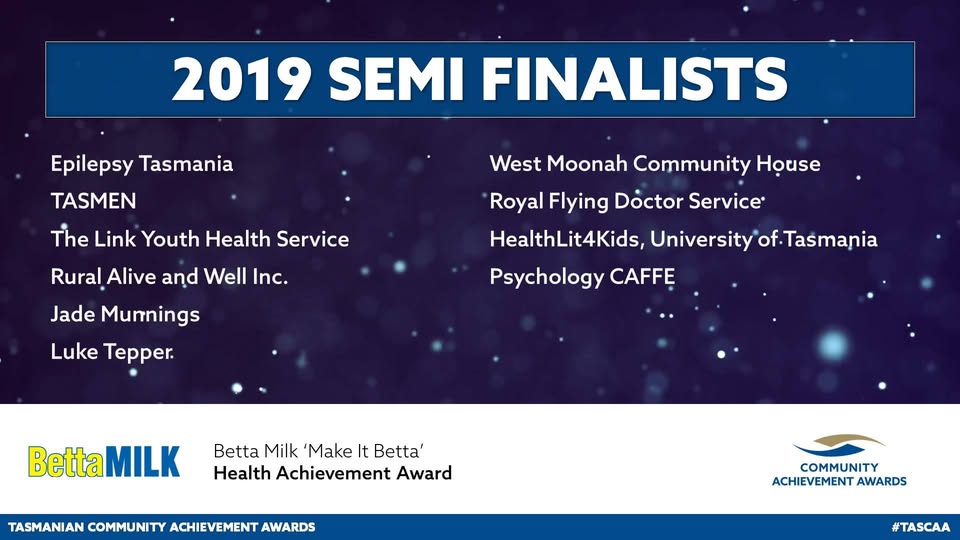 Health Achievement Award Semi Finalists