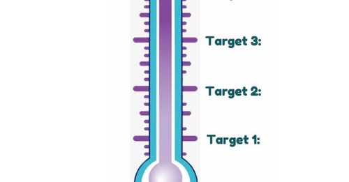 Fundraising Goal Tracker for Purple Month
