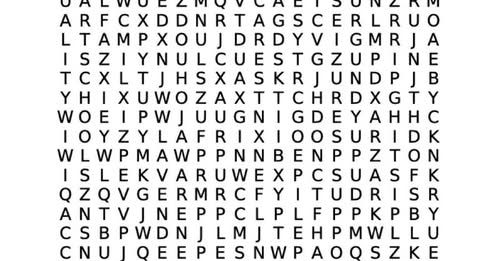 Purple Month Epilepsy Wordsearch