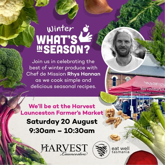 Harvest Launceston seasonal cooking event