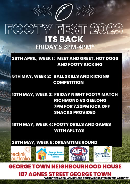 Footy Fest Returns For Community Recreation