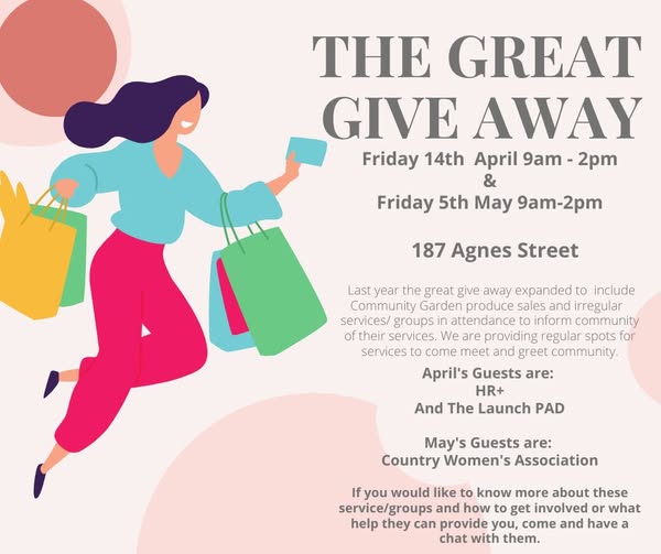 Giveaway Volunteers Make Sharing Possible