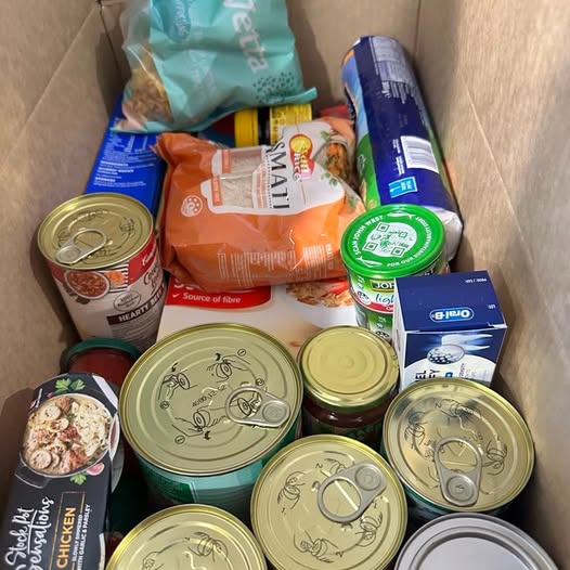 Affordable pantry boxes supported households
