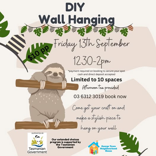 DIY wall hanging program encouraged creativity