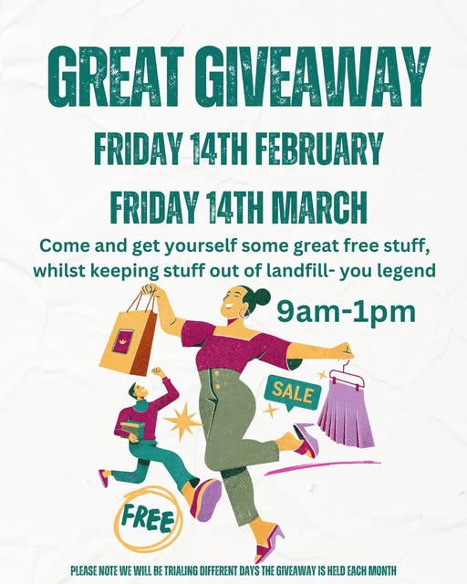 Great Giveaways Promote Reuse