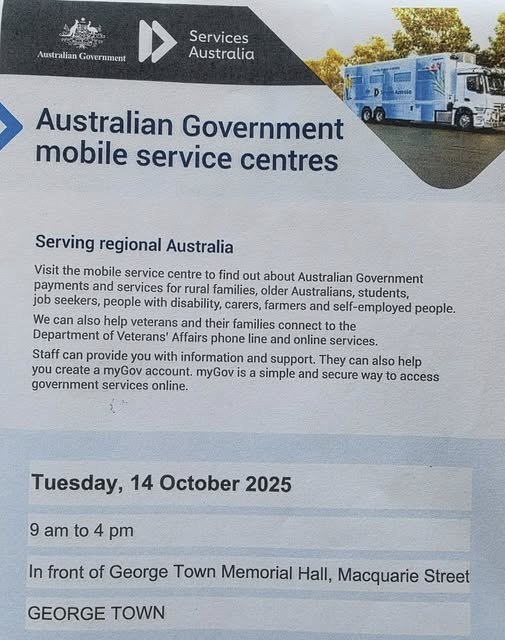 Mobile Centrelink Support Comes To George Town