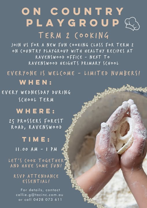 On Country Playgroup Hosts Weekly Healthy Cooking Classes for Families