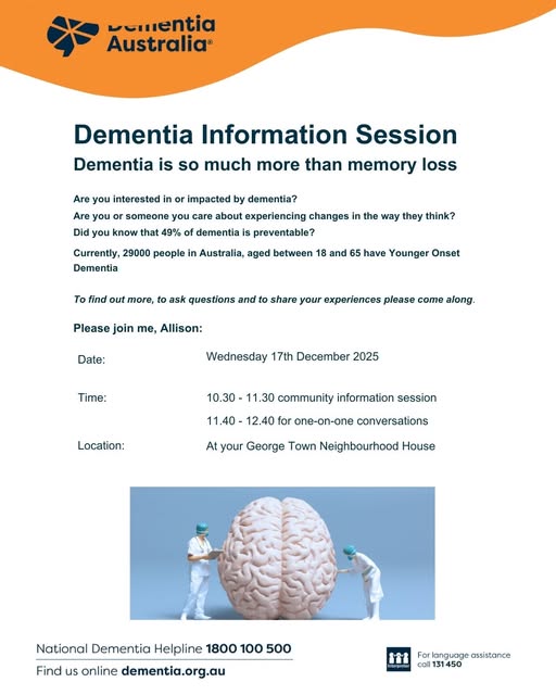 Dementia Australia Community Information
