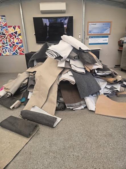Free carpet helps materials find reuse