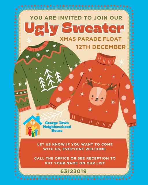 Ugly Sweater Christmas Parade Float
