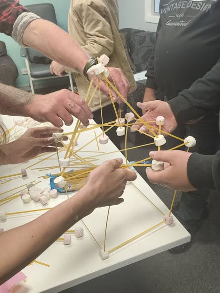 Spaghetti and Marshmallow Tower Challenge Builds Team Spirit in Launceston