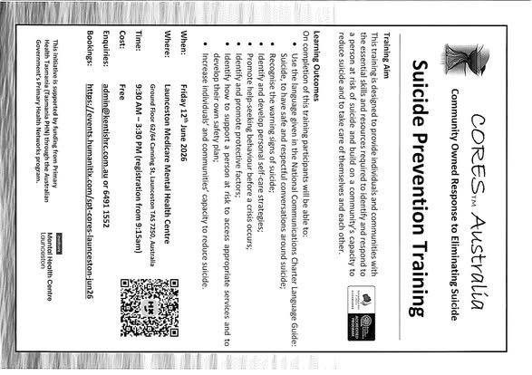 Wellbeing and Relationship Workshops Support Local Adults in Launceston