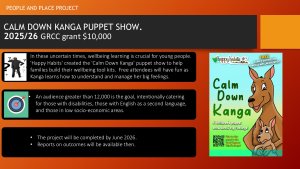 Calm Down Kanga — Wellbeing Puppet Show for Young Families
