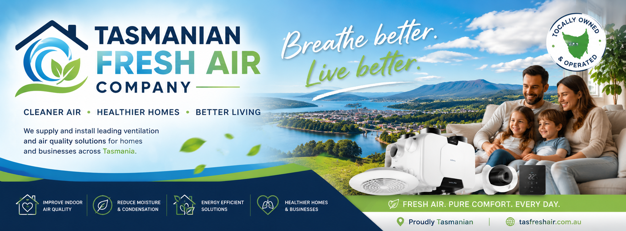 Tasmanian Fresh Air Company banner